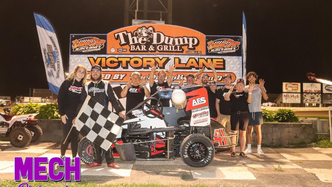 Parker Jones Sweeps His Way to a New Standard in Badger Midgets at Beaver Dam Raceway