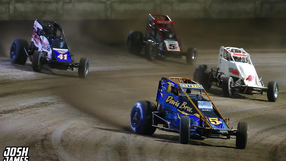 Volusia Speedway Park (Barberville, FL) – DIRTcar Nationals – February 10th-11th, 2025. (Josh James Artwork)