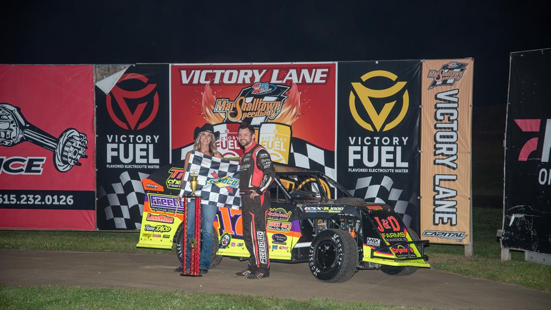 ShowDown at MoTown wins to Laney, Kaplan, Gustin, Graham, Freeburg, Gardner, and Inman