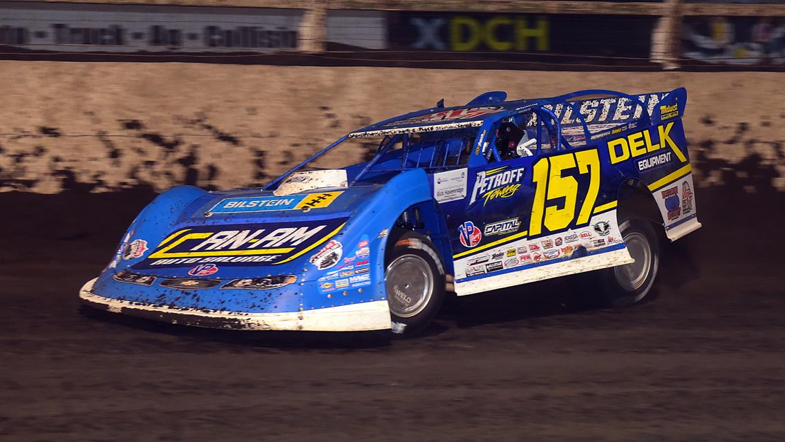 Huset’s Speedway (Brandon, SD) – Lucas Oil Late Model Dirt Series – Silver Dollar Nationals – July 22nd, 2023. (Todd Boyd photo)