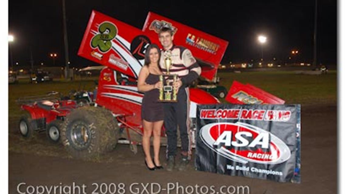 Sean Becker Wins Thrilling Sprint Car Main at Chico