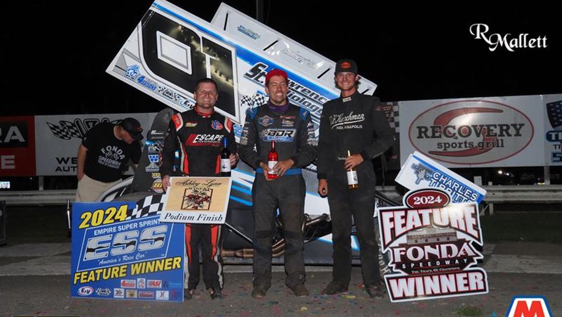 Danny Varin Continues Sprint Car Dominance at Fonda Speedway