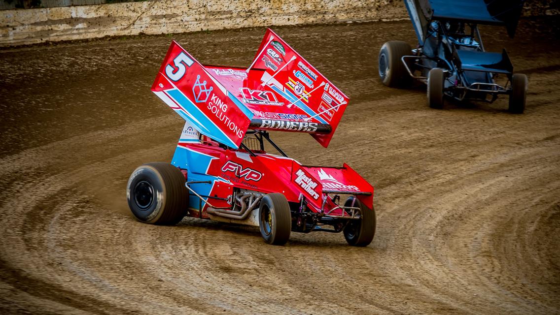 Bowers Stays Consistent With Two Runner-Up Results During Upper Midwest Sprint Car Series Action