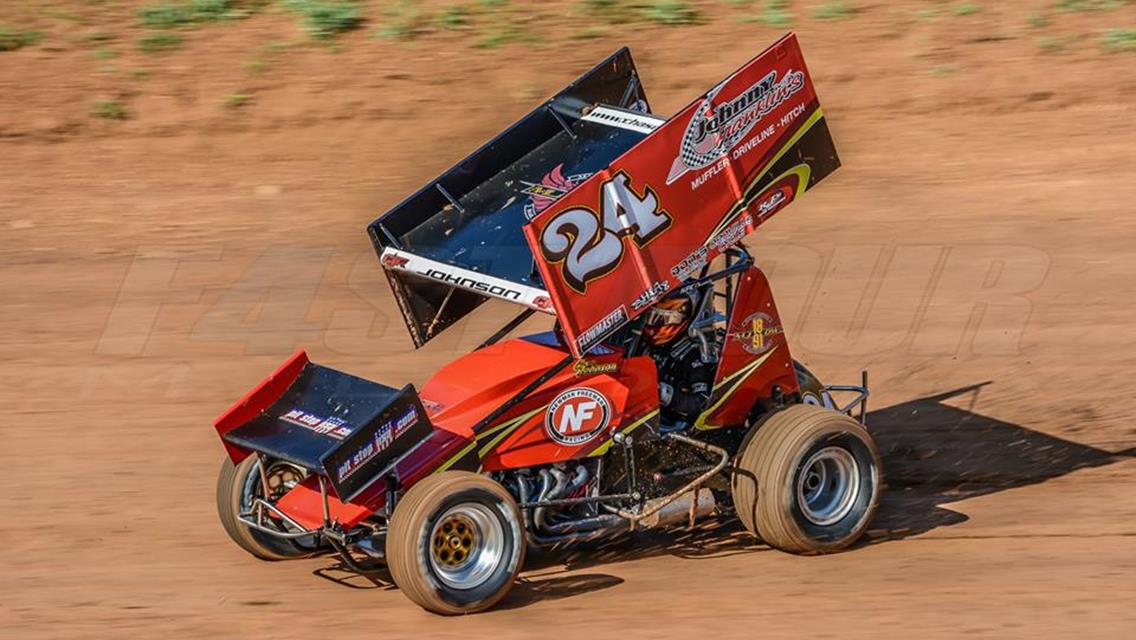 Johnson Charges from 15th to Sixth-Place Finish at Petaluma Speedway