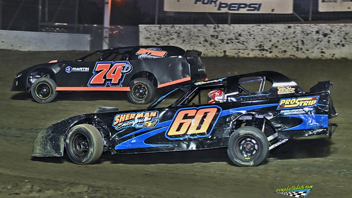 Anderson and Sherman wrap up points titles, while Dippman, Woodling, and Heyder grab feature wins