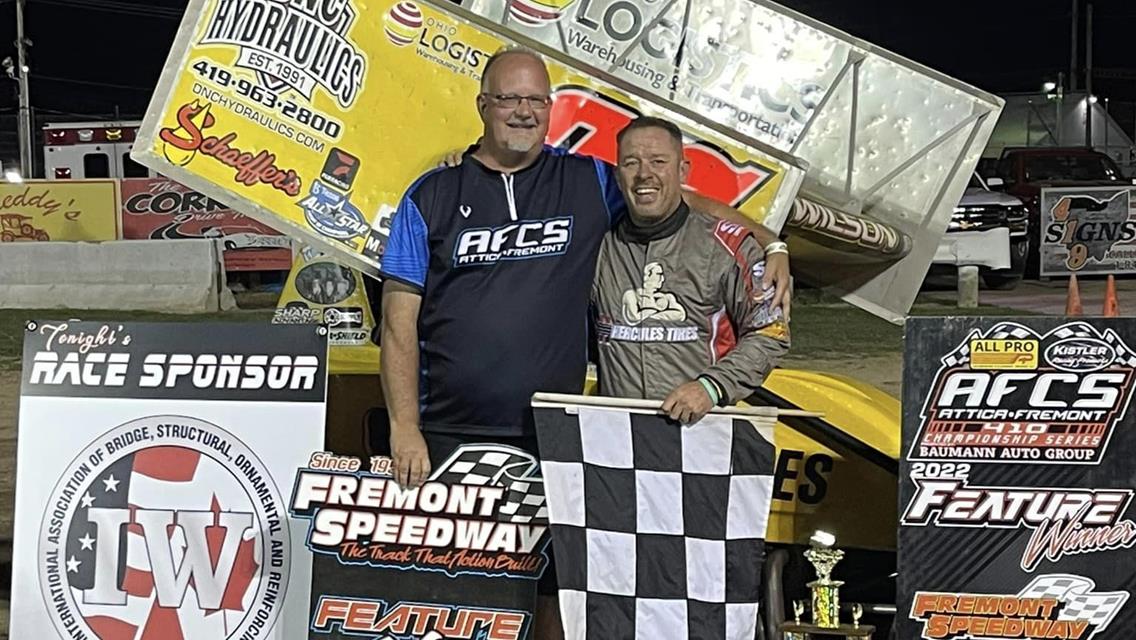 Wilson Wins Third Race of Season at Fremont Before Earning Top 10 at Wayne County