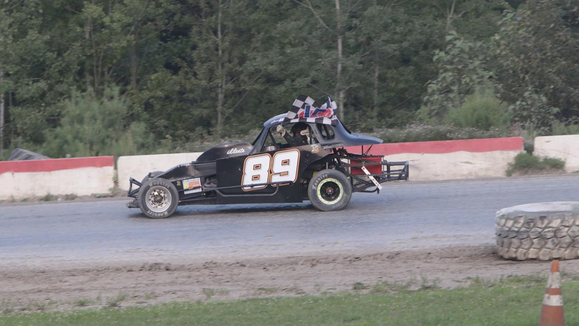 Rookie Lucas Wheeler gets the win in the DIRTcar Wells River Chevrolet Sportsman Coupes  Rookie Tyler Fellows the overall winner in the LaValley Build