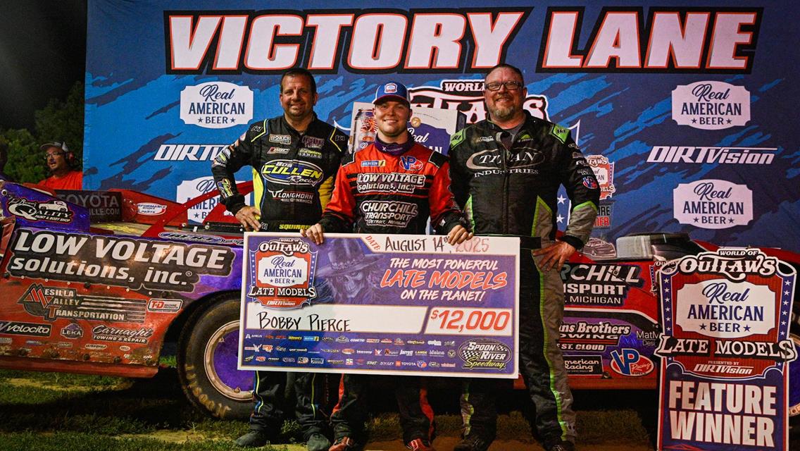 Spoon River Speedway (Canton, Ill.) – World of Outlaws Real American Beer Late Model Series – Spoon River Showdown – August 14th, 2025.