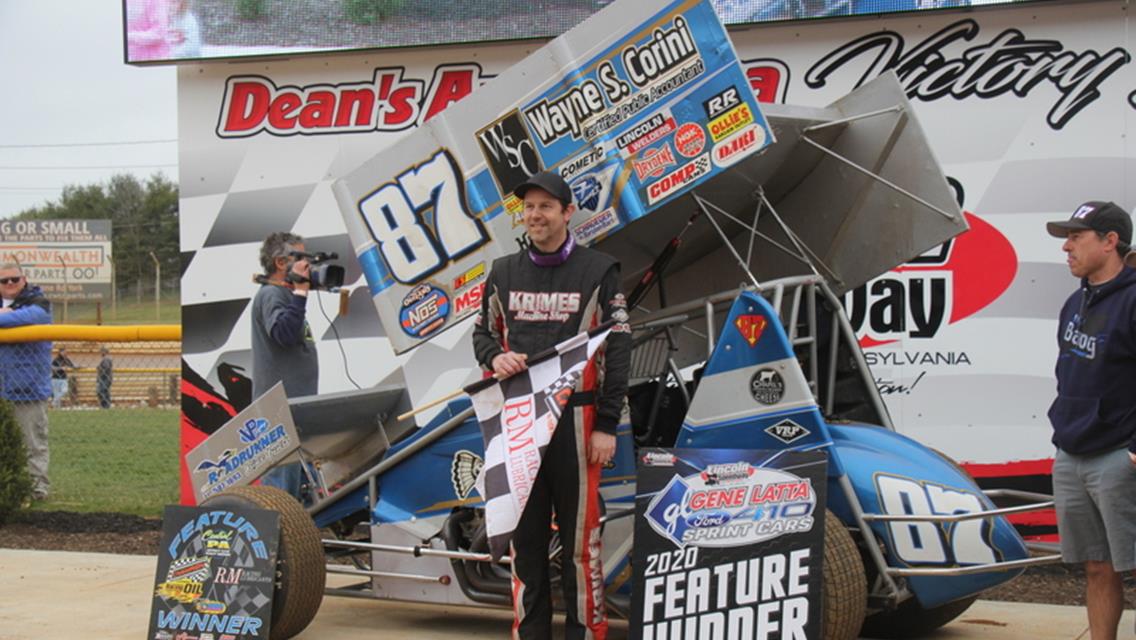 ALAN KRIMES CHARGES TO VICTORY; Invader Osborne Wins in First Trip to Lincoln