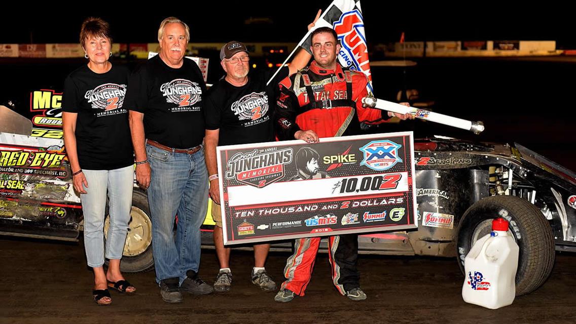Jake O&#39;Neil Wins Grant Junghans Memorial at Lakeside Speedway; Bags $10,002 Payday