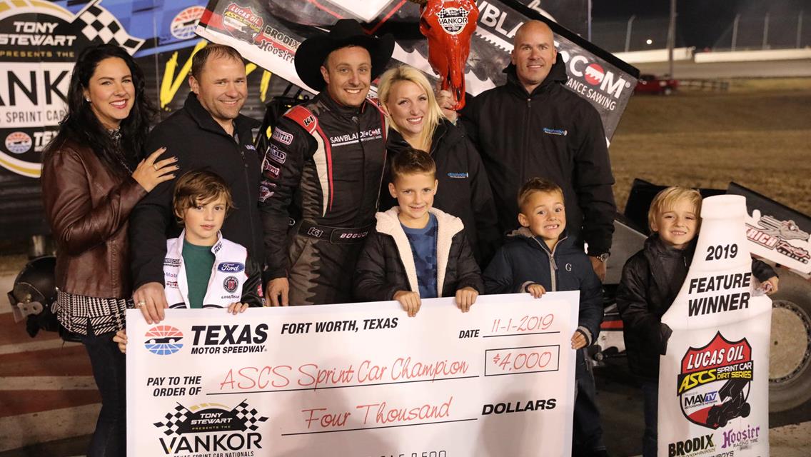 Scott Bogucki Wins A Wild One At The VANKOR Texas Sprint Car Nationals