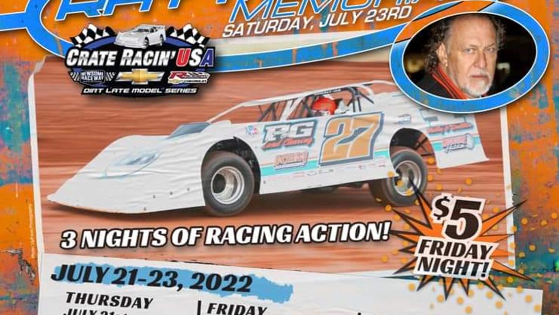 Crate Racin USA headlines the Ray Miller Memorial event July 21-23 at GIS