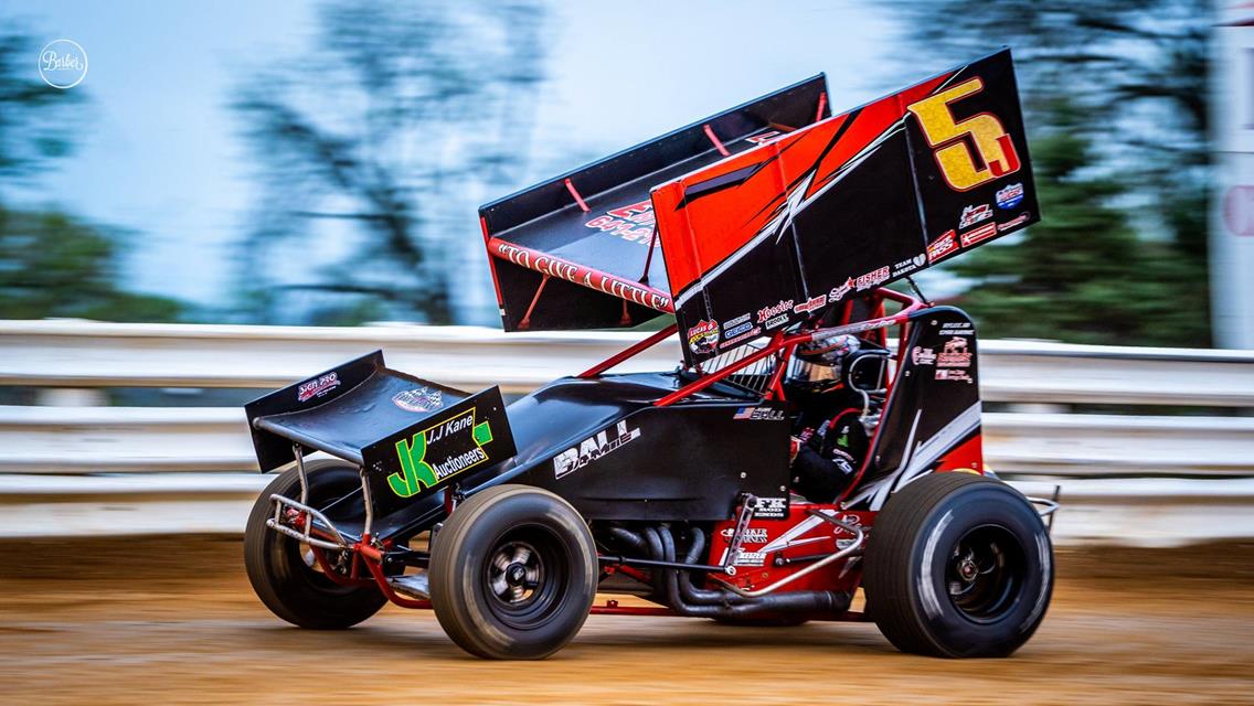 Ball Scores Top 10 in 410 Class at Knoxville as ASCS Speedweek Looms