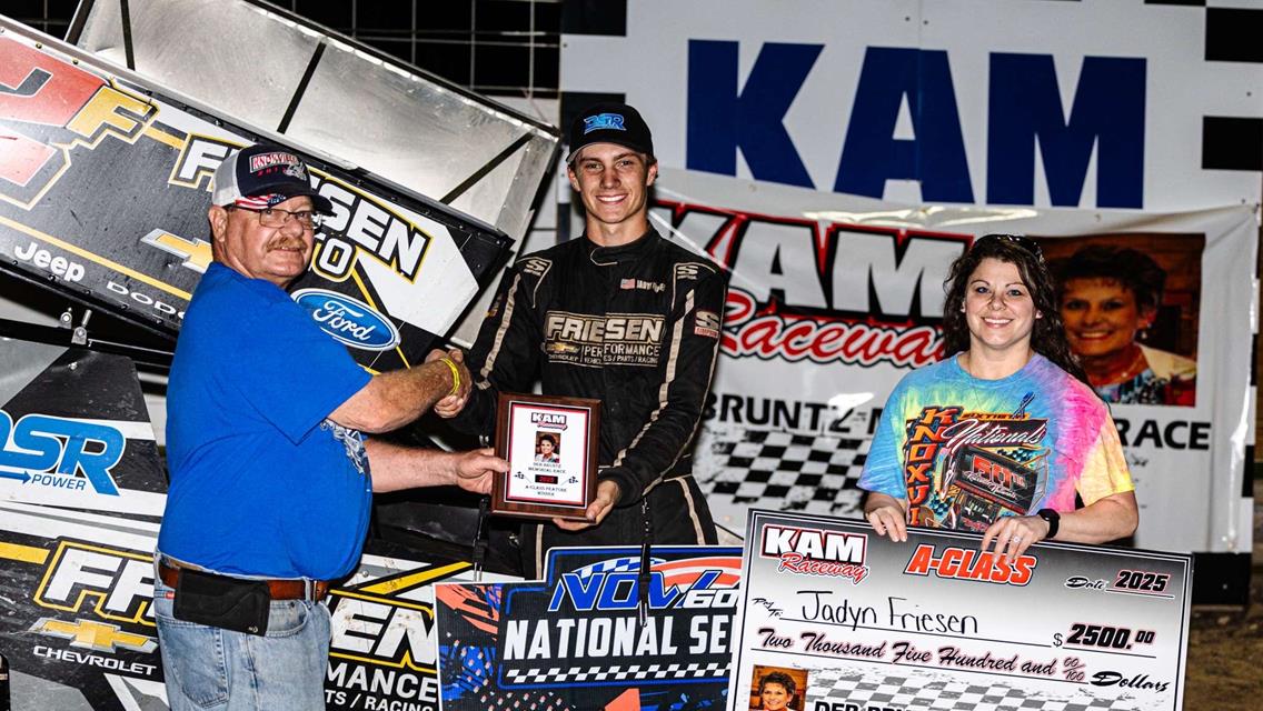Weldon, Friesen, Shaid, and Kalkwarf Run to Deb Bruntz Memorial Victory at KAM Raceway!