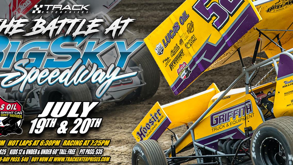 Big Sky Speedway On Deck For The Lucas Oil American Sprint Car Series