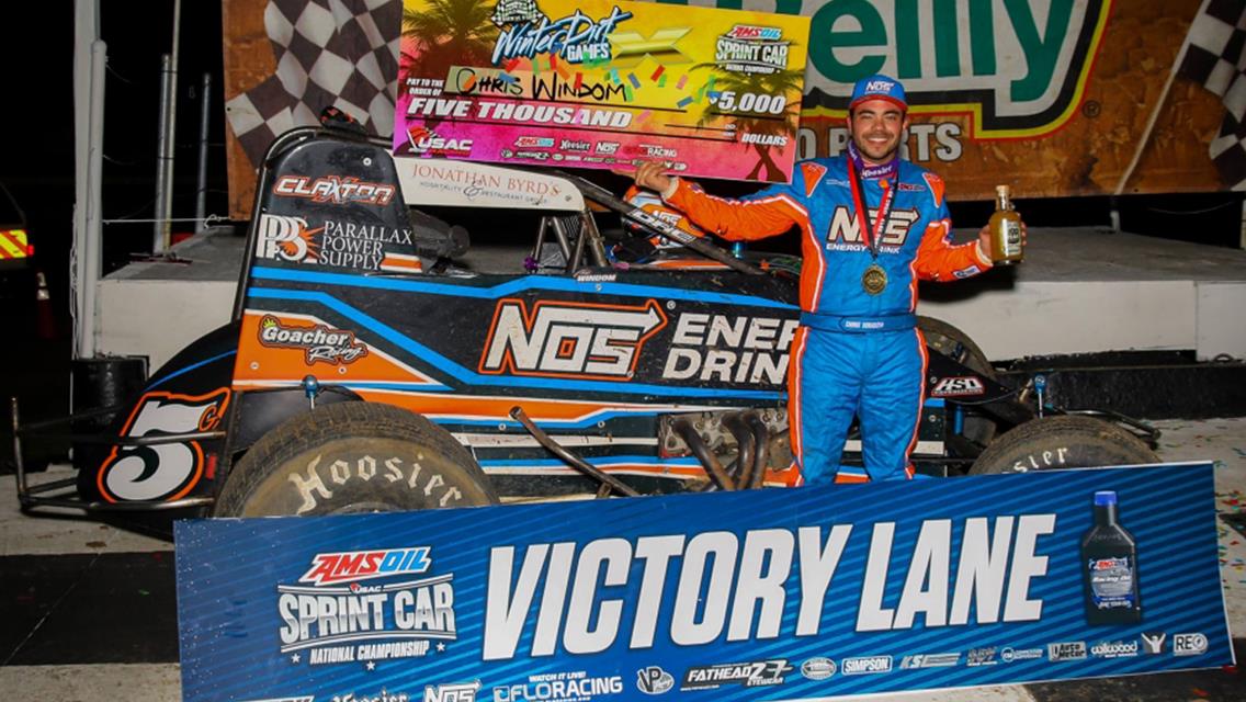 Windom wins at Bubba with last lap pass