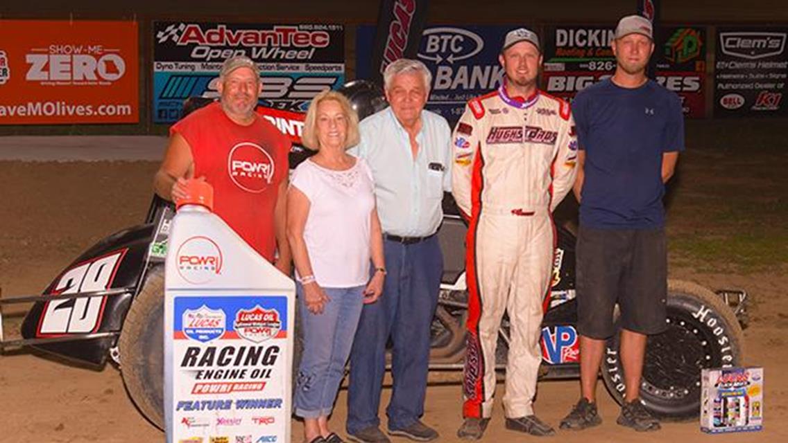 Kory Schudy Makes History in Inaugural POWRi WAR Win at Sweet Springs