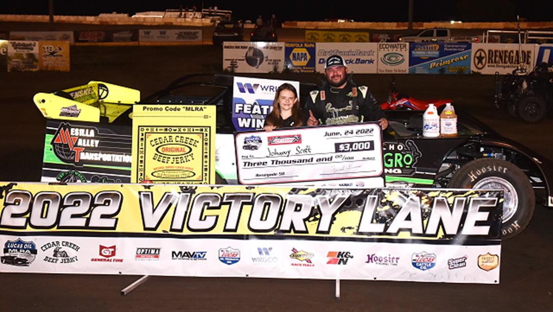 Johnny Scott Stays Hot With Lucas Oil MLRA Win At Off Road Speedway