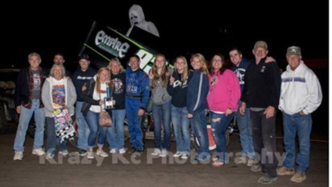 Jimmy Trulli holds off Sean Becker to win a spooky good finish at Marysville Raceway season-finale on Saturday