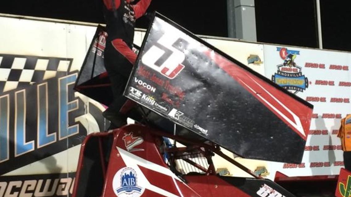 Ball Garners First Career 360 Sprint Car Victory at Knoxville Raceway