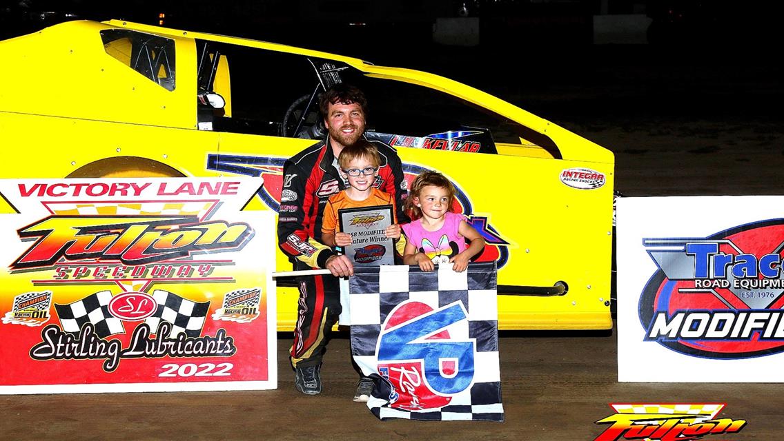 Tim Sears Jr. Wins Second Straight Fulton Speedway Modified Feature