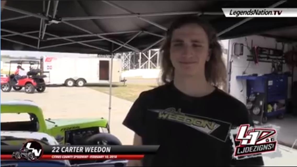 Interview with Carter at 2018 Winter Nationals