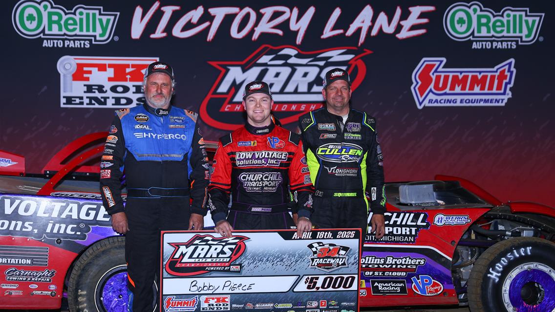 Official Summary of Results April 18, 2025 34 Raceway