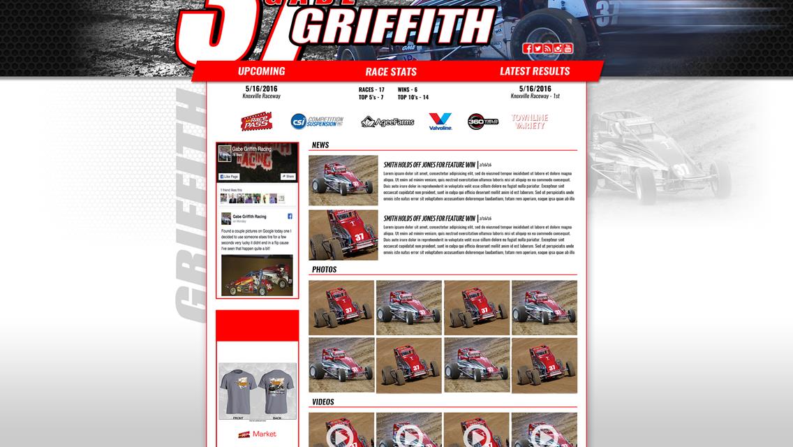 Gabe Griffith Racing join&#39;s force&#39;s with MyRacePass