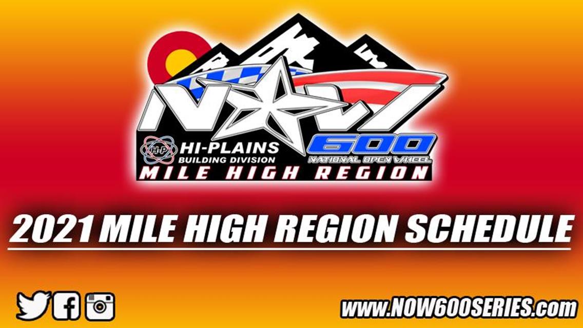 NOW600 Mile High Region Releases 2021 News and Schedule