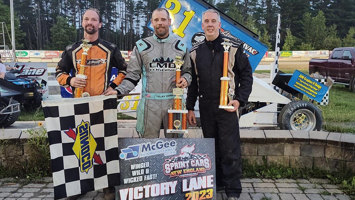 Dow Defeats Donnelly in Wild SCoNE Finish at Bear Ridge Speedway
