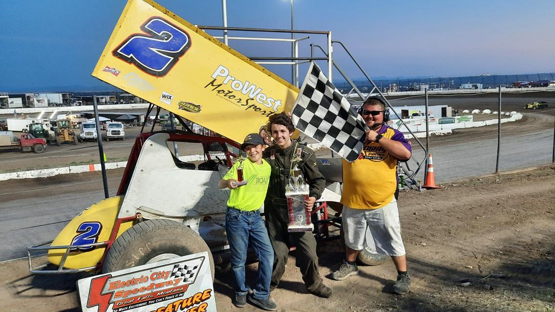 Setters Returns to Winner’s Circle During Rocky Mountain Sprint Car Series Show at Electric City Speedway