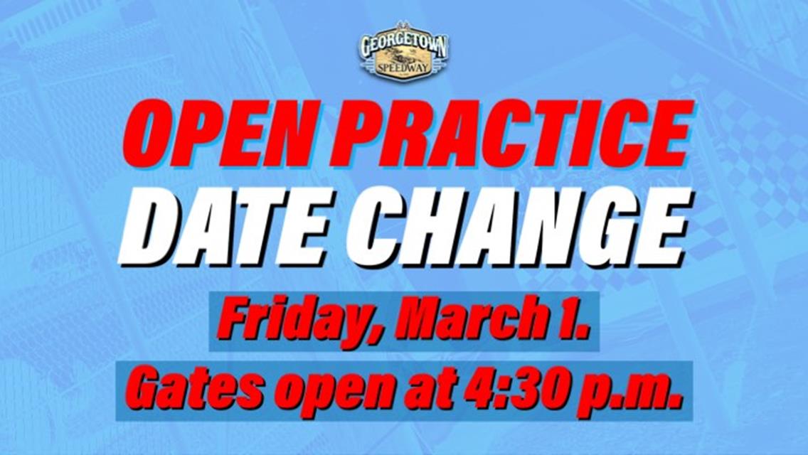 Change of Plans: Georgetown Practice Now Friday, Sunday Option Added