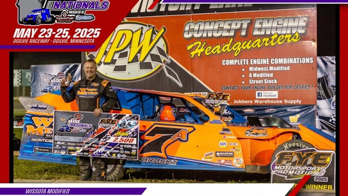 Shane Sabraski Wins Thrilling Modified Feature the Final Night of the 2025 MTH MN Modified Nationals