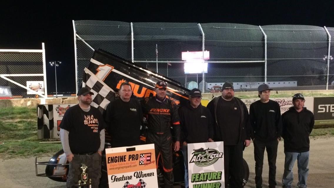 Dale Blaney Opens Arctic Cat All Star Point Season with Victory at Attica Raceway Park