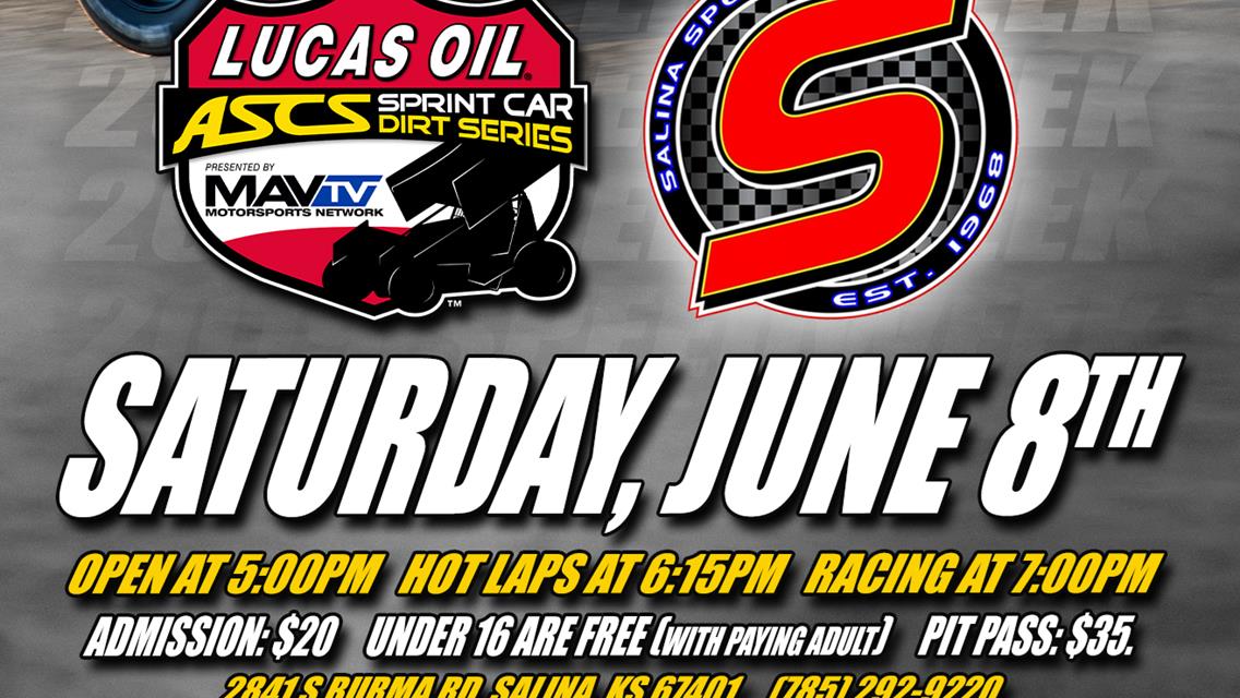 Salina Speedway Rounds Out 2019 Speedweek For Lucas Oil American Sprint Car Series National Tour