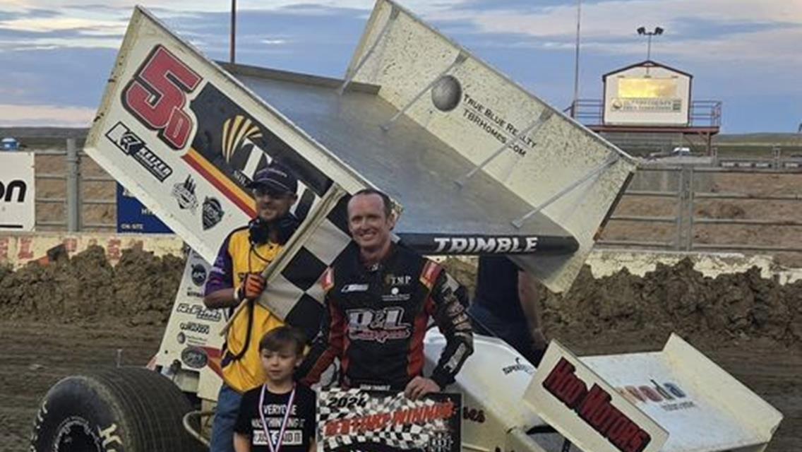 Trimble Back In ASCS Western Plains Victory Lane At El Paso County Raceway