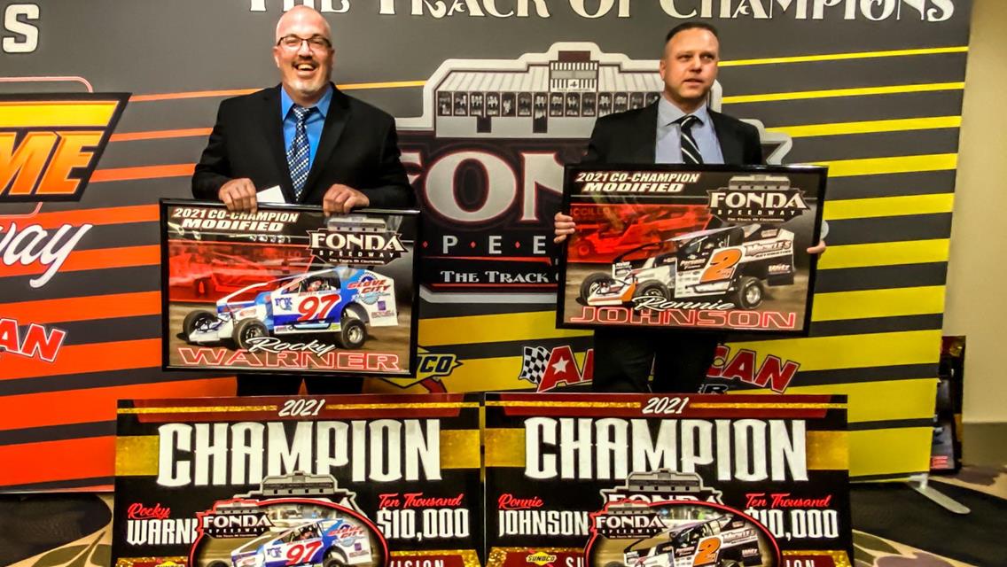 $105,725 DISTRIBUTED AT THE VERNON DOWNS CASINO HOTEL HONORING COMPETITORS FROM THE FONDA AND UTICA-ROME SPEEDWAYS