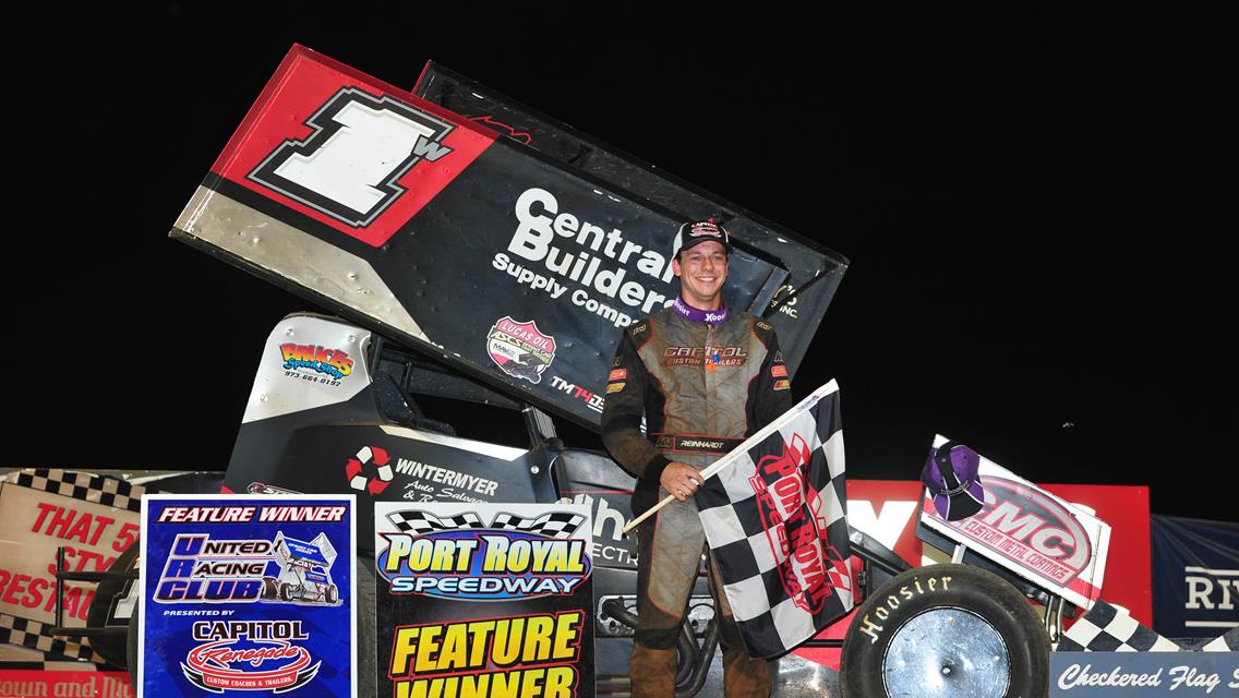 Kyle Reinhardt Notches his Second Win with URC at Port Royal Speedway