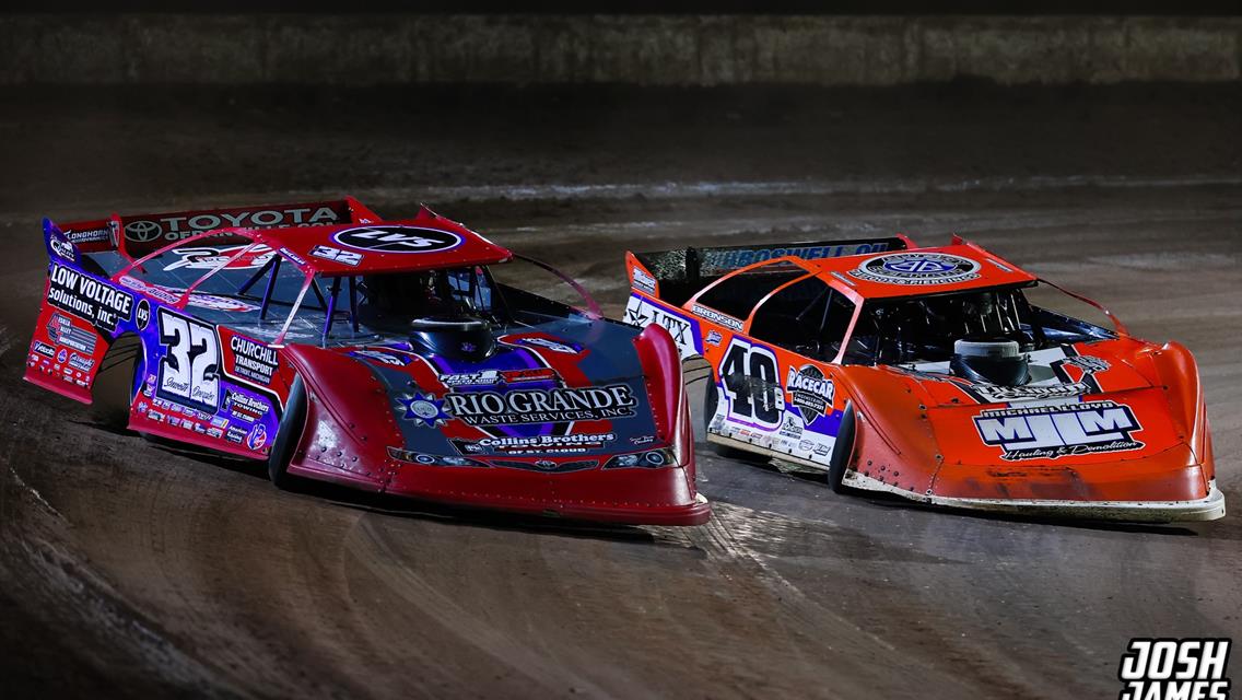 Volusia Speedway Park (De Leon Springs, FL) – World of Outlaw Late Model Series – DIRTcar Nationals – February 10th-15th, 2025. (Josh James Artwork)