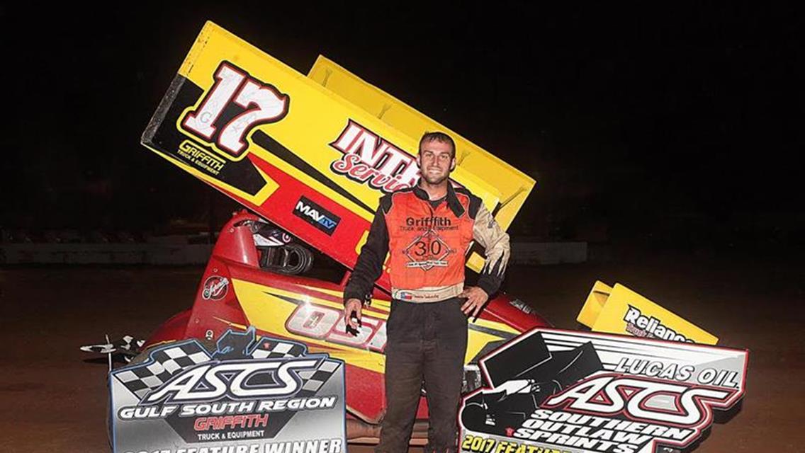 Tankersley Produces ASCS Gulf South Region Win for Seventh Straight Season