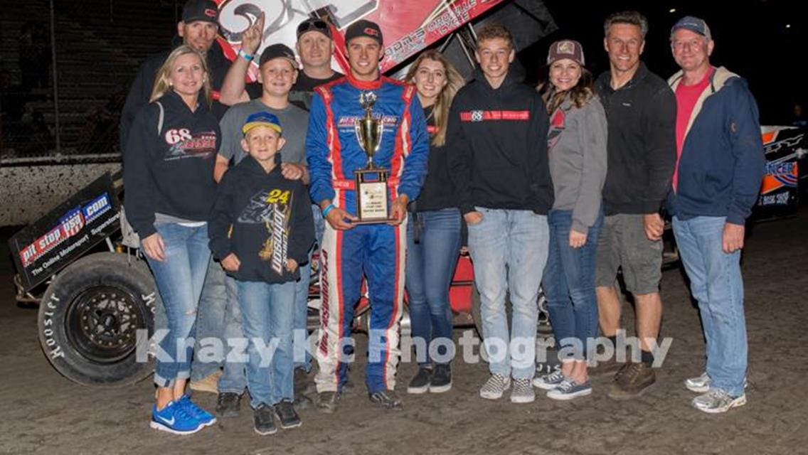 Johnson Records First Career 410 Sprint Car Win at Silver Dollar Speedway