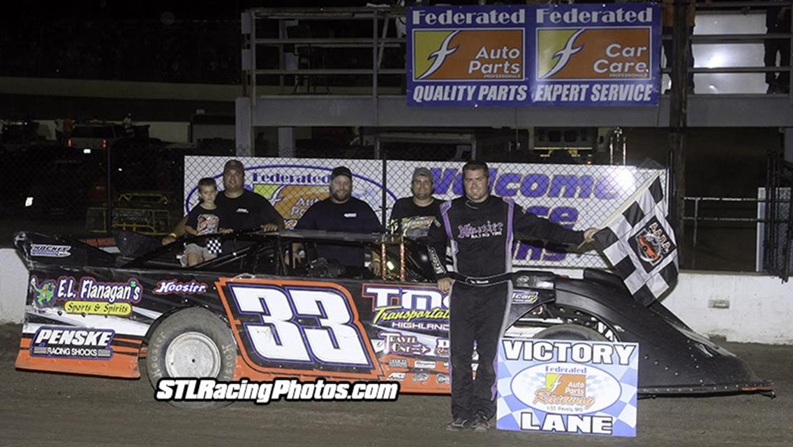 July 25th, 2015: Tim Manville, Michael Long, Trey Harris, Troy Medley &amp; Joe Laws take wins at Federated Auto Parts Raceway at I-55