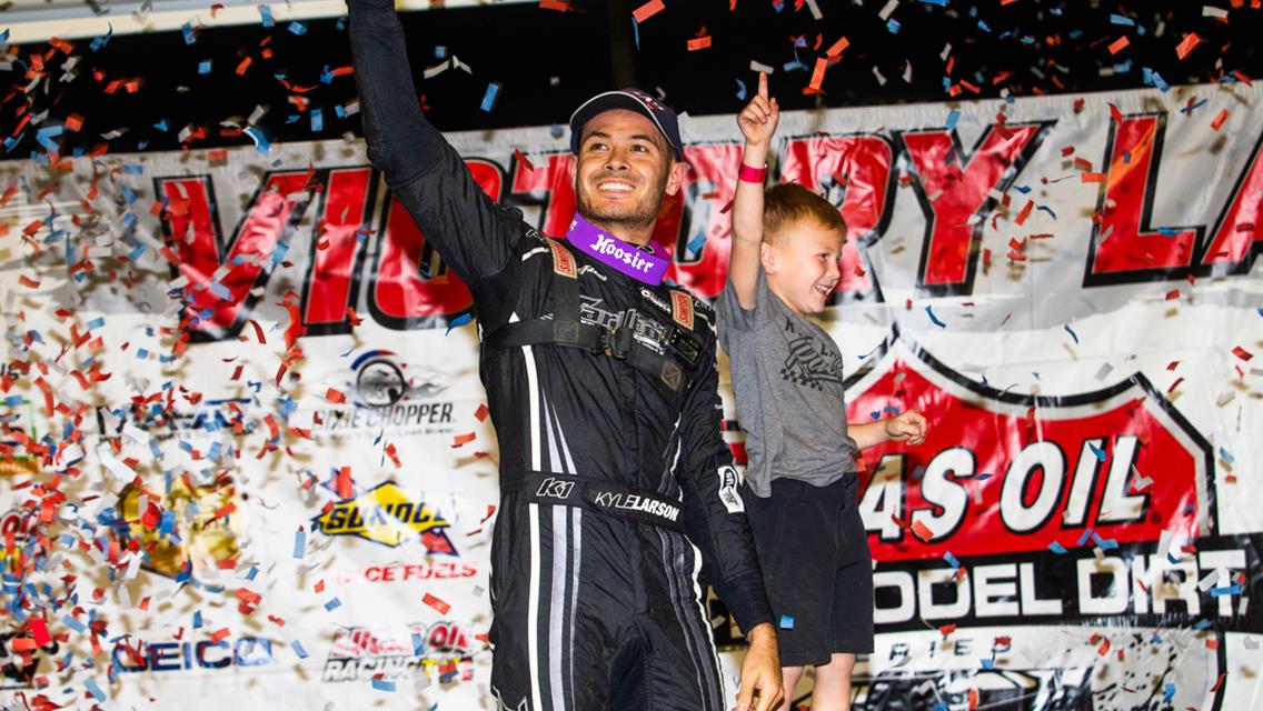 Kyle Larson Gets First Career Late Model Win at Port Royal