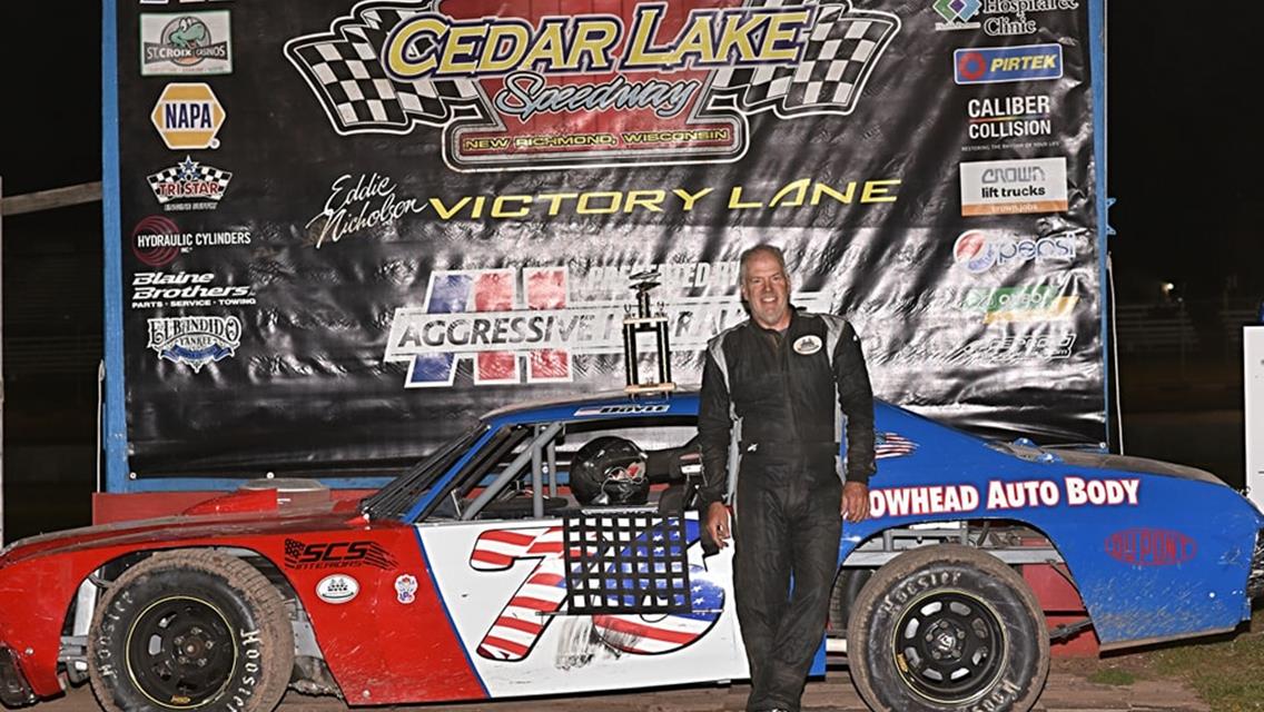 Full Body Feature Winner from September 28th Cedar Lake Speedway, Todd Doyle