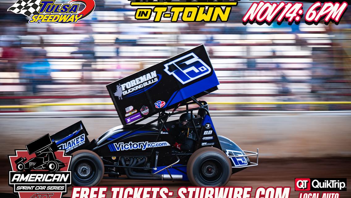 Andrew Deal will appear at the Dirt Down in T-Town for the American Sprint Car Series