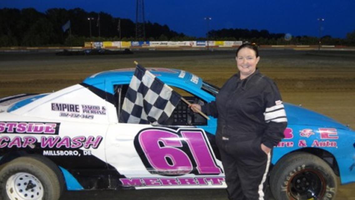 ASHLEY MERRITT GETS 2ND WIN IN FOUR DAYS IN CHARGERS