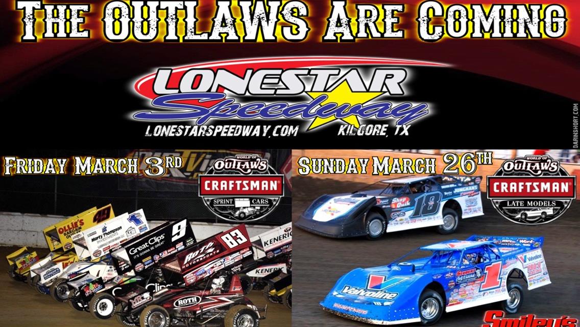 WORLD of OUTLAWS Craftsman SPRINT CAR SERIES  *TICKETS NOW AVAILABLE*