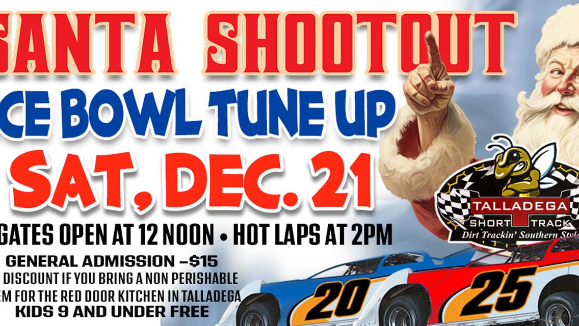 HO! HO! HO! We are racing Saturday, December 21st!