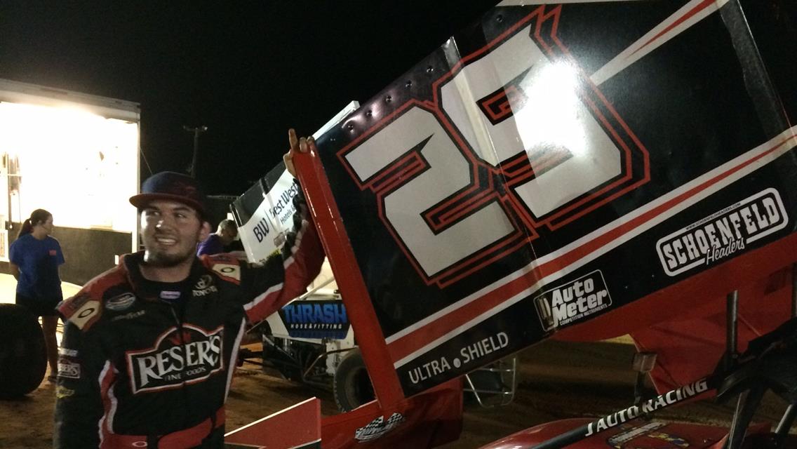 Kyle Amerson Leads It All For First ASCS Southern Outlaw Sprint Triumph