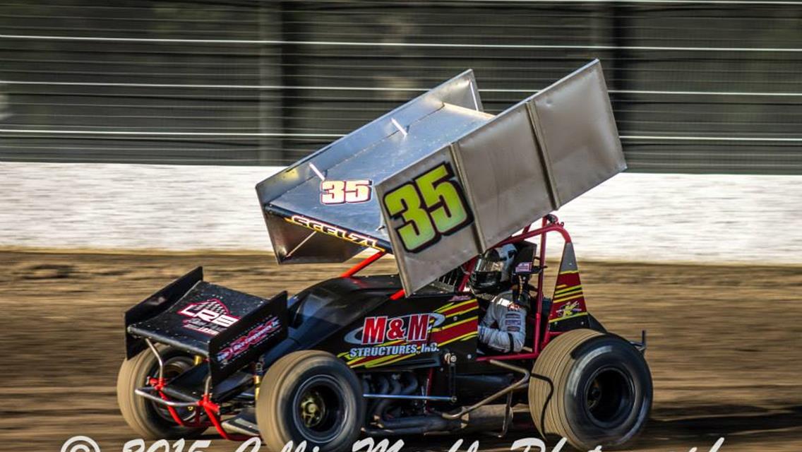 Scelzi Records Pair of Top 10s During Civil War Sprint Car Series Action